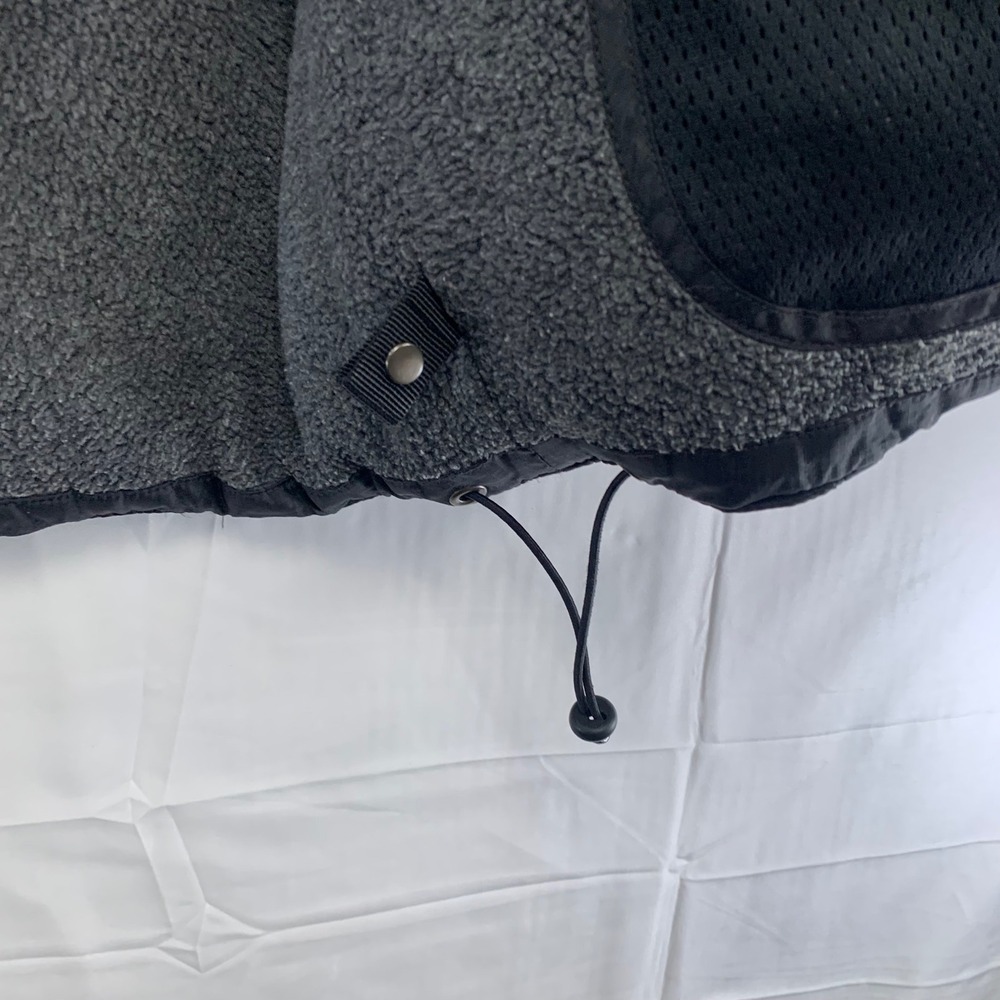 Gap Puffer Vest Men Medium Black Down Filled Fleece Lined Full Zip - Picture 5 of 10
